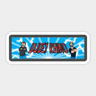 Dudey Rhino Banner Sticker